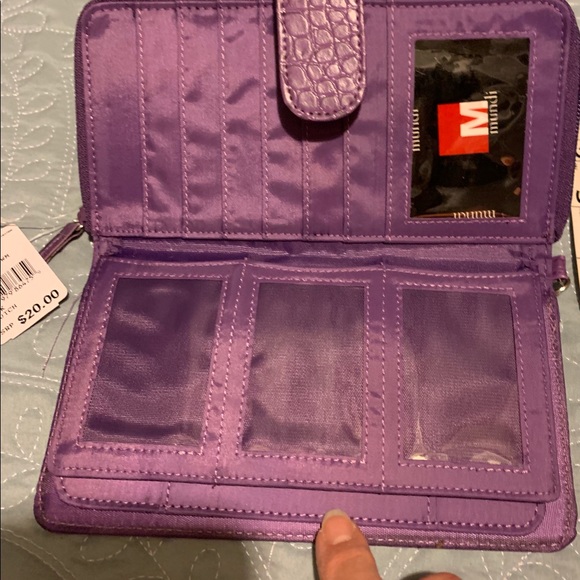 New WT Purple Wristlet - Picture 7 of 10